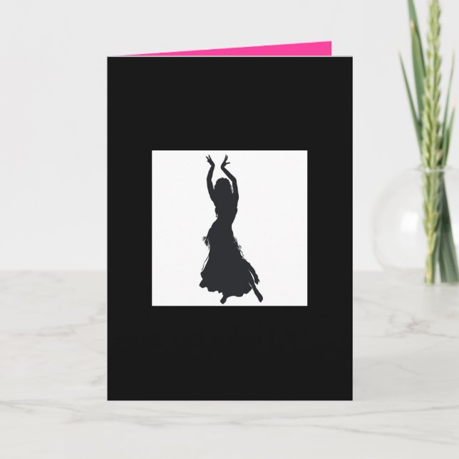 Cartão belly dance greetings card (Frente)