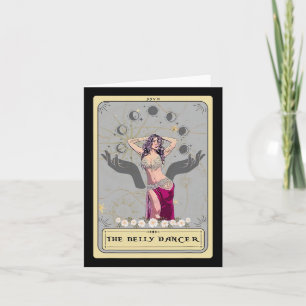 Cartão Belly Dance Top Tarot Belly Dancing Tarot Card