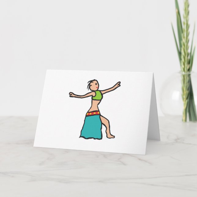 Cartão Belly Dancing (Frente)