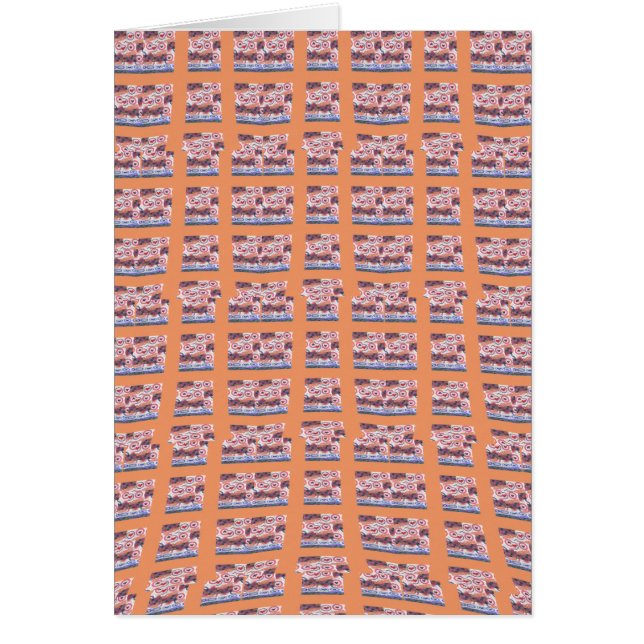 Cartão Belo adorável coração sentimental Arte (Frente)