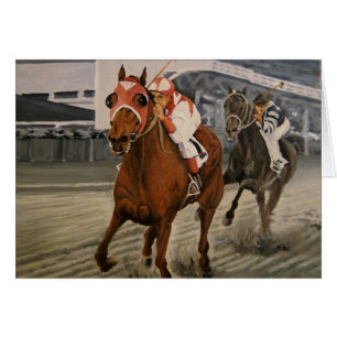 Cartão Belo Cavalo Deleia Proprietários da Corrida Clássi