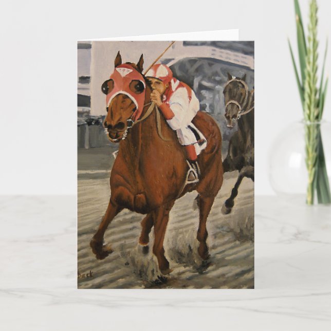 Cartão Belo Cavalo Deleia Proprietários da Corrida Clássi (Frente)