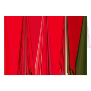 Cartão Belo Design vermelho