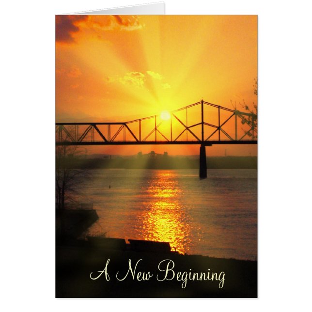 Cartão Belo dia novo (Frente)