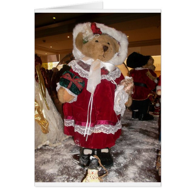 Cartão Belo Natal com amor Tenha um belo dia e (Frente)