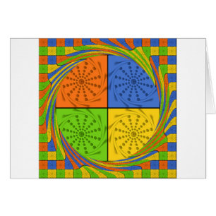 Cartão Belo padrão egípcio: um Design surpreendente