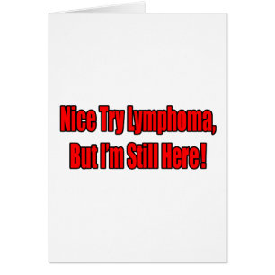 Cartão Belo Tente Linfoma.