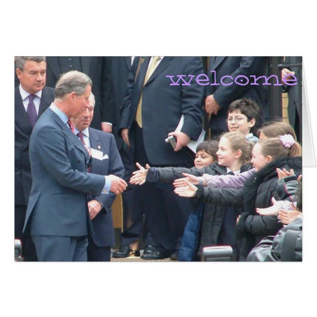 Cartão bem-vindo (Frente Horizontal)