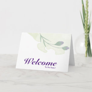 Cartão Bem-Vindo À Equipe
