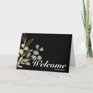 Cartão Bem-Vindo À Equipe