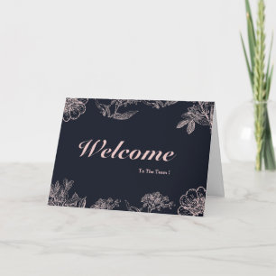 Cartão Bem-Vindo À Equipe