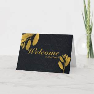 Cartão Bem-Vindo À Equipe