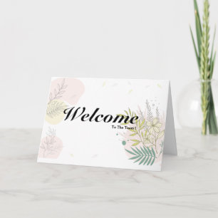 Cartão Bem-Vindo À Equipe