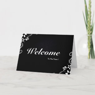 Cartão Bem-Vindo À Equipe