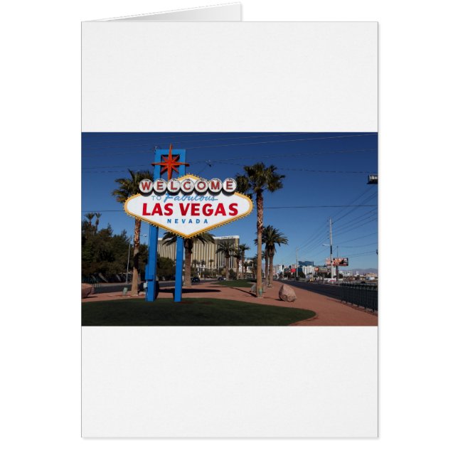 Cartão Bem-vindo a Las Vegas (Frente)