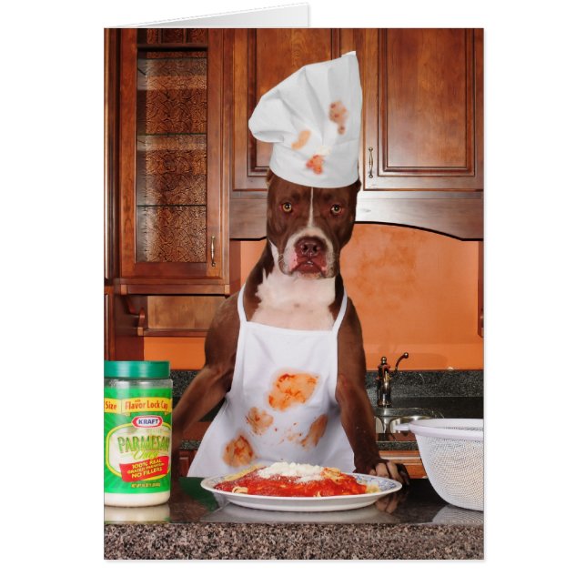 Cartão Bem-vindo à minha cozinha (Frente)