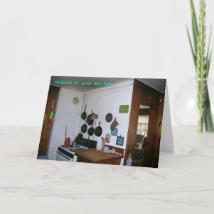 Cartão Bem-vindo à sua nova casa