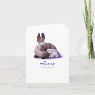 Cartão Bem-vindo ao mundo