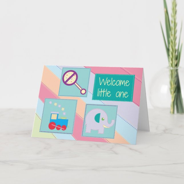 Cartão Bem-vindo pequeno (Frente)