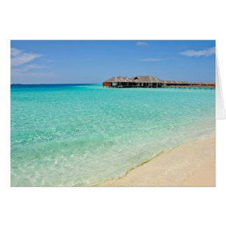 Cartão Bem-vindo Quente. Maldivas