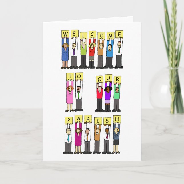 Cartão Bem-vindos à Nossa Paróquia (Frente)