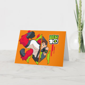 Cartão Ben 10 Transformação de DNA de Quatro Braços