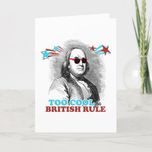 Cartão Ben Franklin - Legal demais para o governo britân