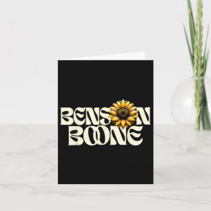 Cartão Ben Son Boone Shirt Fan Music Retro Aestic Sunf