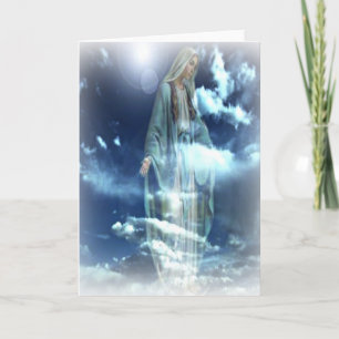 Cartão Bênção da Virgem Maria Card