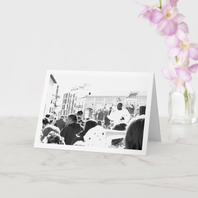 Cartão Bênção dos Animais em Spanish Town (Orquídea)