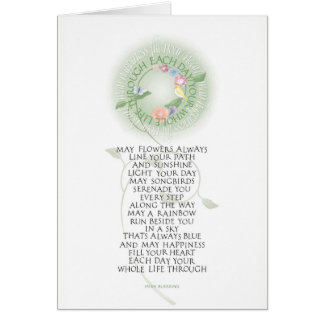 Cartão Bênção irlandesa