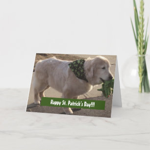 Cartão Bênção no Dia de Patrick -