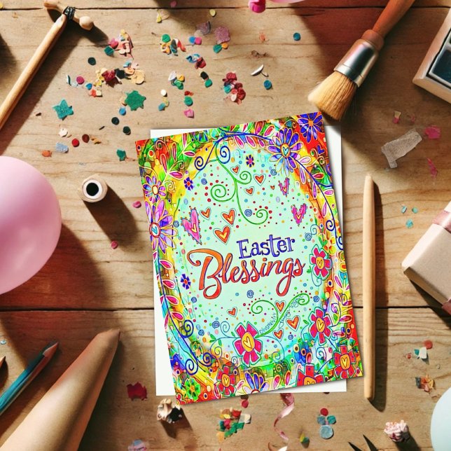 Cartão Bênçãos à páscoa Diversão da Inspirivência Física  (Criador carregado)