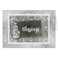 Bênçãos à Placa Snowman