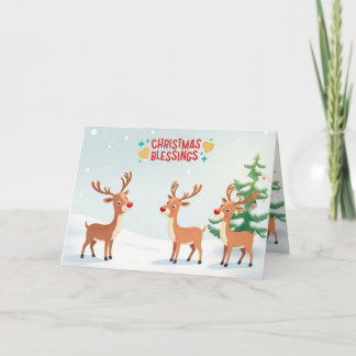 Cartão Bênçãos de Natal
