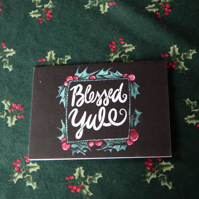 Cartão Bendê Yule (Criador carregado)