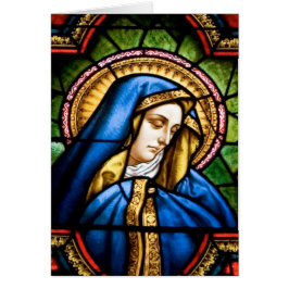 Cartão Bendito Entre Mulheres Com Placa De Vidro Contida