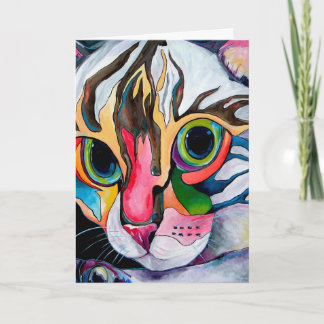 Cartão Bengal Cat Greeting Card