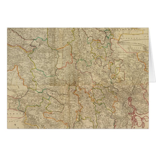 Cartão Bengala composta, Bahar &c (Frente Horizontal)