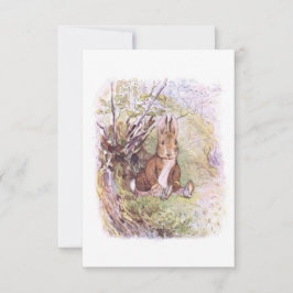 Cartão Benjamin Bunny (por Beatrix Potter)