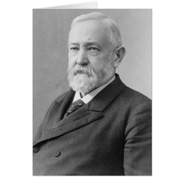 Cartão Benjamin Harrison (Frente)