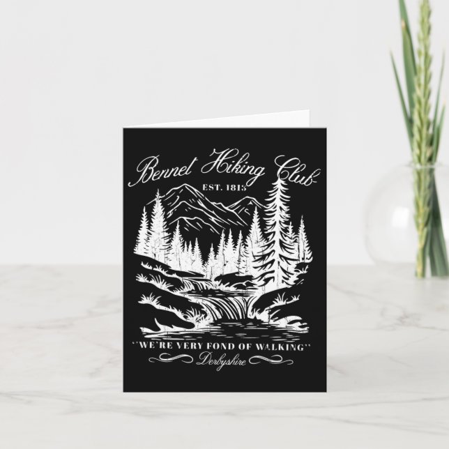 Cartão Bennet Hiking Club (Frente)