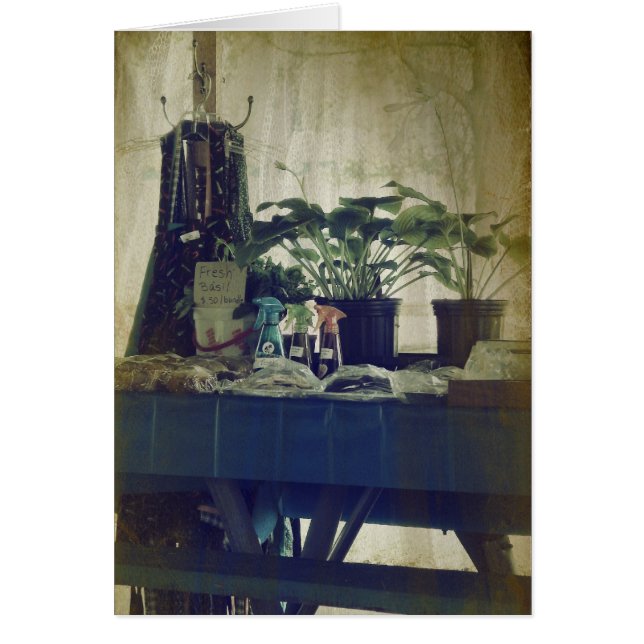 Cartão Bens de mercado do agricultor (Frente)