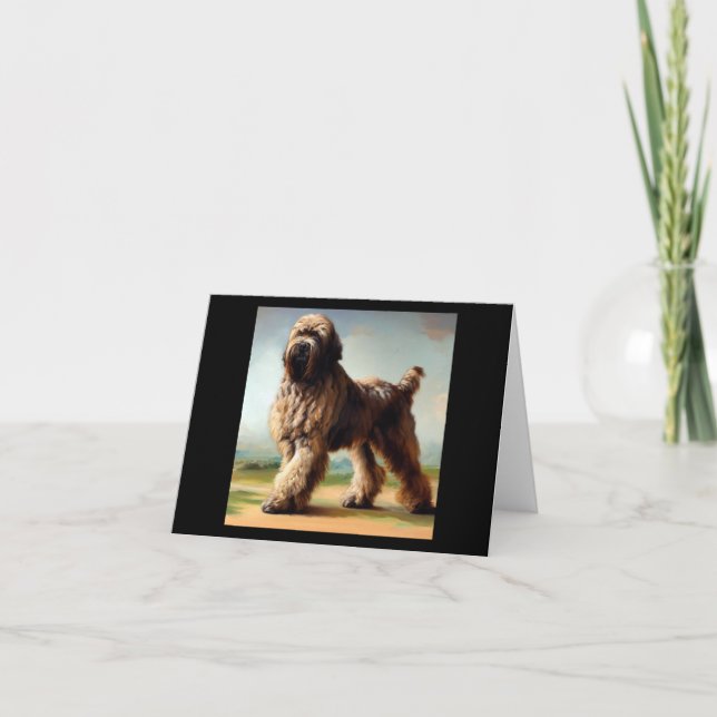 Cartão Bergamasco Shepherd Dog (Frente)