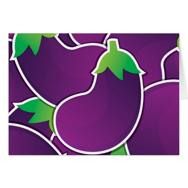 Cartão Beringela (Frente horizontal)