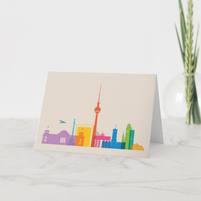 Cartão Berlin, Germany Cityscape (Frente)