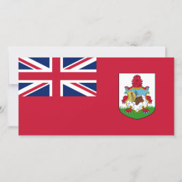 Cartão Bermuda Flag (Bermudian) (Caribbean Islands)