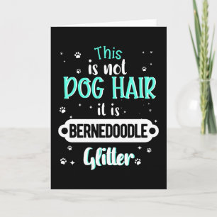 Cartão Bernedoodle Dog Funny Gift Idea