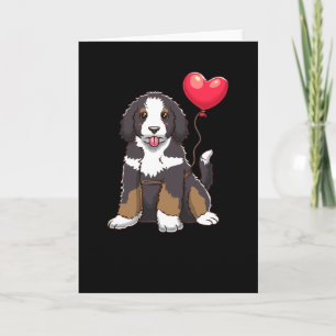 Cartão Bernedoodle Dog Gift Idea