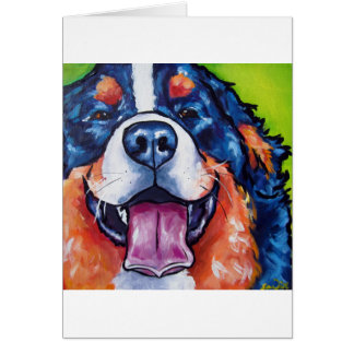 Cartão Bernese Mt Dog